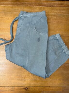 FP Movement by Free People Olive Green Cropped Jogger Pants